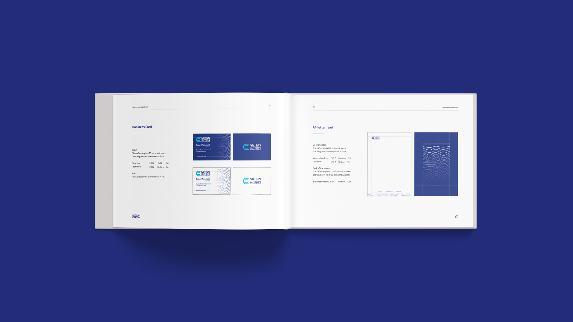 Notion Crew Agency Brand identity Design