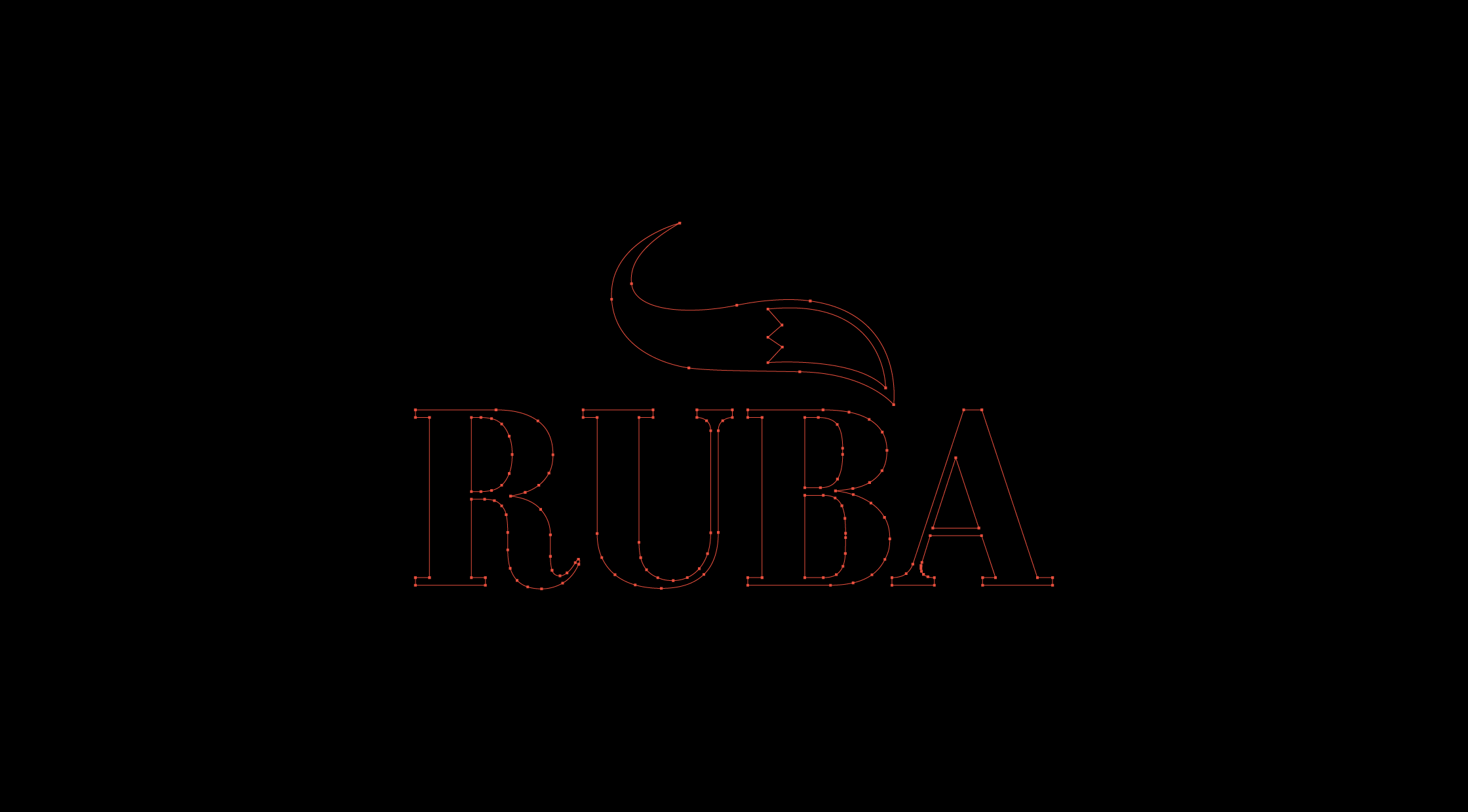 Ruba Restaurant Brand identity Design