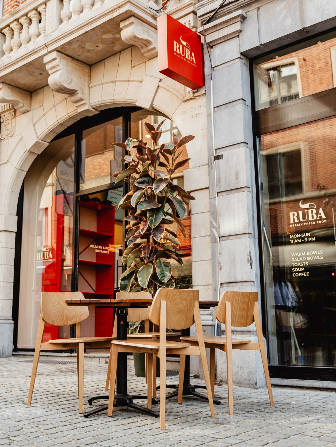 Ruba Restaurant Brand identity Design