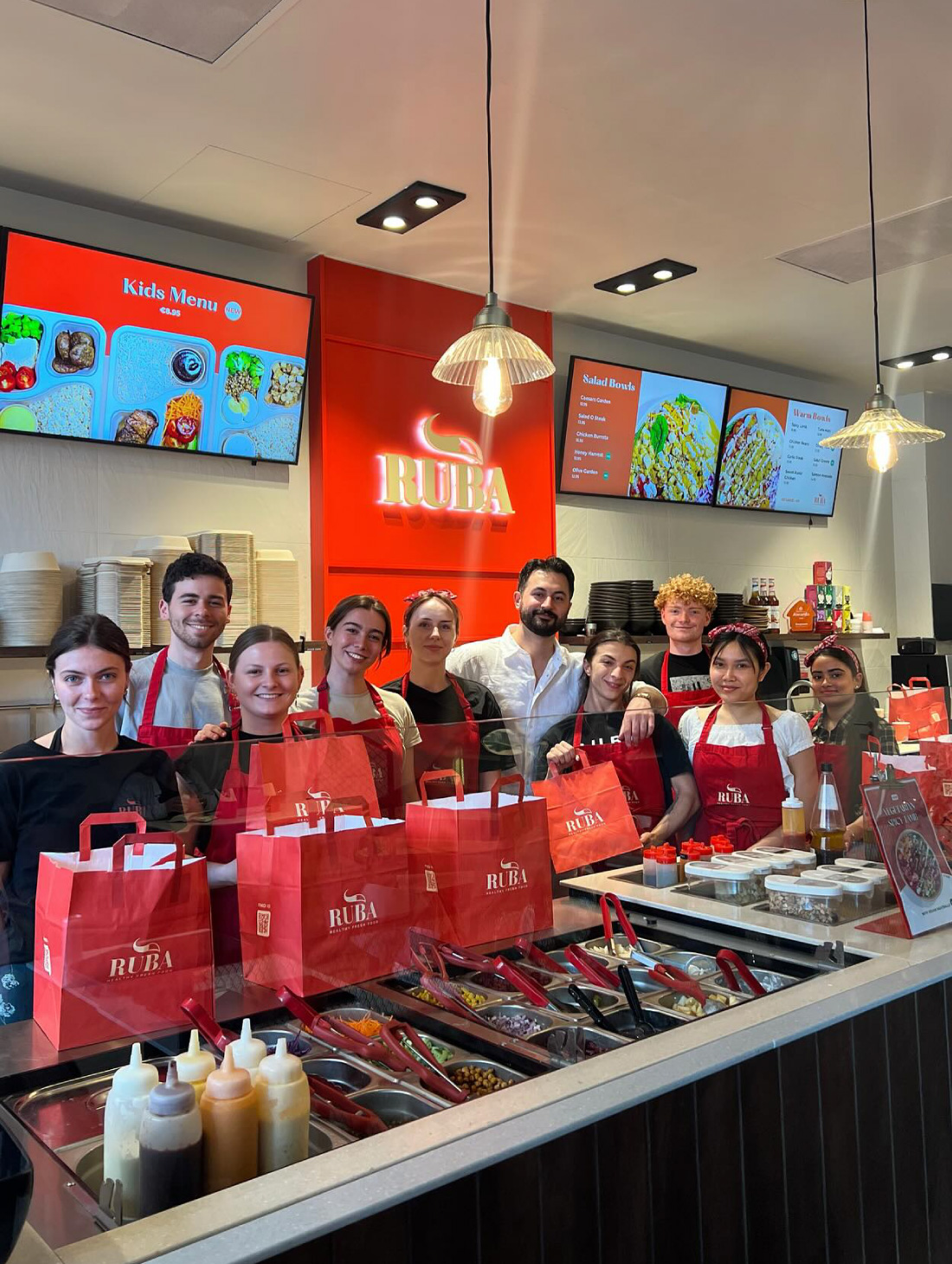 Ruba Restaurant Brand identity Design